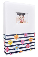 Album na zdjęcia 10x15/402 Shining Flowers - granatowy - 9404