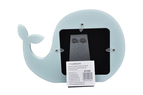 Ramka dziecięca 10x10 B1446 - niebieska