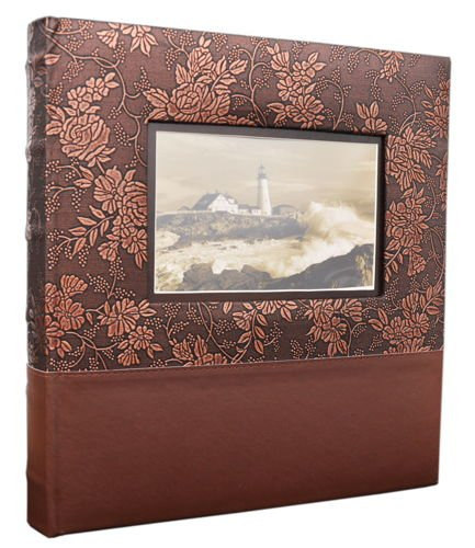 Duży Album Tradycjny SMART 50 kart - Miedziany - CZARNE KARTY