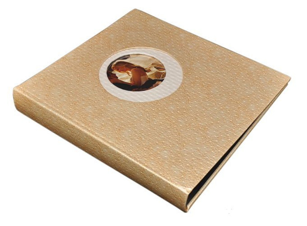 Album Tradycjny 30 kart STYLE - Złoto-kremowy - czarne karty