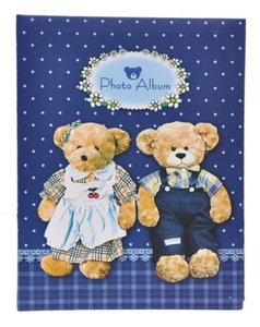 Album na 100 zdjęć w formacie 10x15 - BEARS - Granatowy