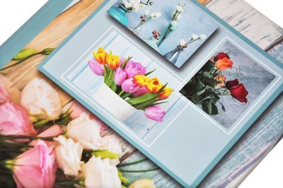 Album 10x15/304 FLOWER POWER - Niebieski