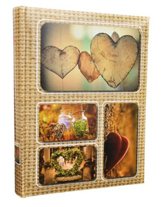 Album 10x15/200 LINEN - Brązowy