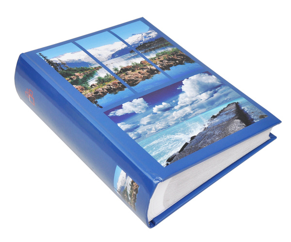 Album na zdjęcia w rozmiarze 10x15 cm - 300 zdjęć do wsuwania - SEASON - Niebieski - widoki - wakacje