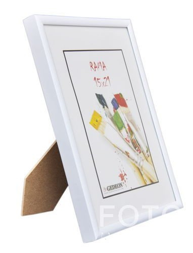 Ramka na zdjęcia w formacie 15x21 cm - biała
