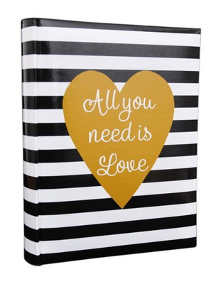 Album 10x15/200 CONCEPT - Serce - Czarno-biały