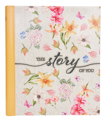 Album na zdjęcia pod folię - samoprzylepny 30 kart FLOWER STORY - Żółty - kwiaty