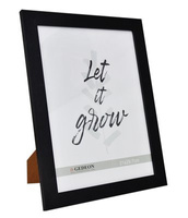 Ramka drewniana format A4 21x29,7 cm- kolor czarny - UC21