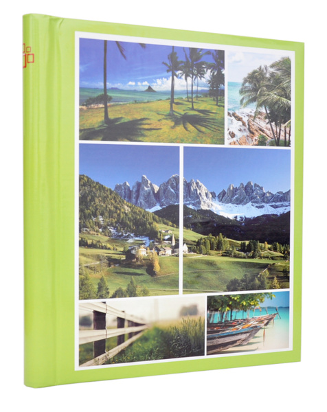 Album na zdjęcia samoprzylepny 20 kart 40 stron - LAKE - zdjęcia pod folię - zielony - widoczki