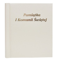 Album na zdjęcia pod folię magnetyczną 10 kart - 20 stron - Samoprzylepny DRS10 PK - Pamiątka I Komunii Świętej - kremowy - Komunia
