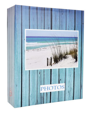 Album na zdjęcia w rozmiarze 10x15 - 304 zdjęcia do wsuwania - 10x15/304 BEACH - turkusowy -  widoczki