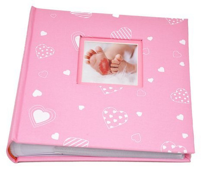 Album 10x15/200 Baby Heart - Różowy