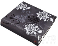 Album tradycyjny DBCL30 BLACK&WHITE - Grafitowy - Kremowe Karty