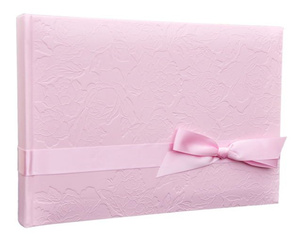 Album tradycyjny FA 5196 SILK RIBBON - Różowy - białe karty