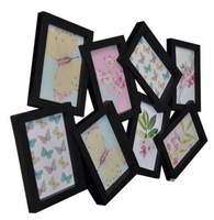 Ramka Galeria na 8 zdjęć w formacie 10x15cm - ARYCA034 - Czarna