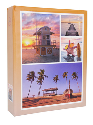 Album na zdjęcia w rozmiarze 10x15 - 304 zdjęcia do wsuwania - 10x15/304 SUNSET - Pomarańczowy - widoczki 