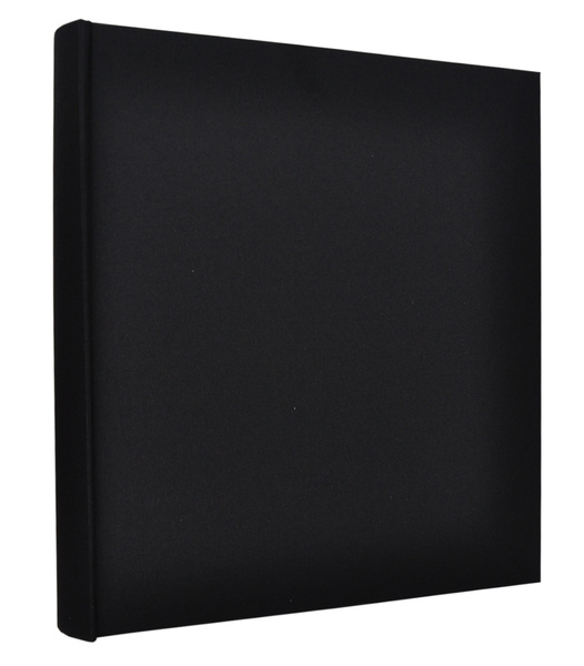 Album na zdjęcia do wklejania tradycyjny DBCL50 - LINEN BLACK - Czarny - 50 kart 100 stron - Kremowe karty
