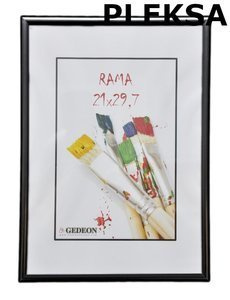 Ramka Dyplomowa na zdjęcie/plakat/dyplom w formacie A4 21X29,7 cm - Czarna PLEXI