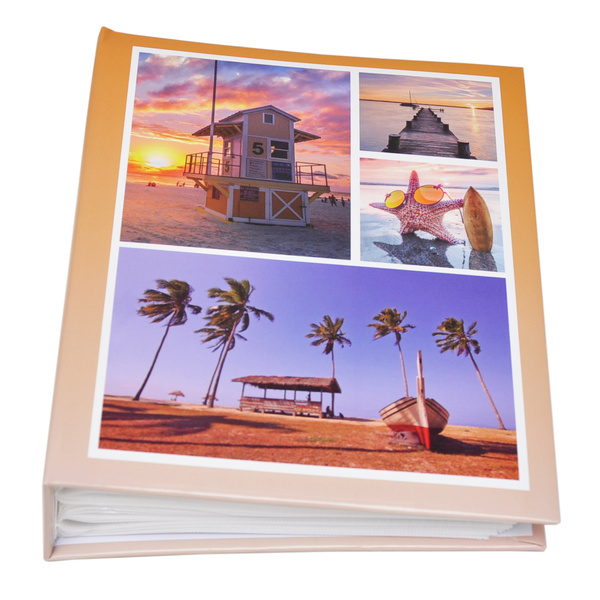 Album na zdjęcia w rozmiarze 10x15 - 304 zdjęcia do wsuwania - 10x15/304 SUNSET - Pomarańczowy - widoczki 