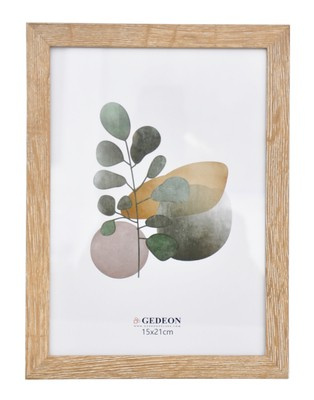 Ramka drewnopodobna - naturalna - format 15x21 cm- kolor naturalny jasny - D915