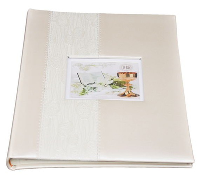 Album tradycyjny KOMUNIJNY DBCS20 HEARTBEAT 20 kart - ecru - kremowe karty