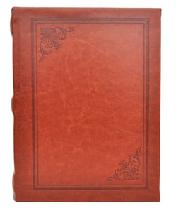 Album na zdjęcia w rozmiarze 10x15 - 200 zdjęć do wsuwania - 10x15/200 JOURNAL - Brązowy - ekoskóra