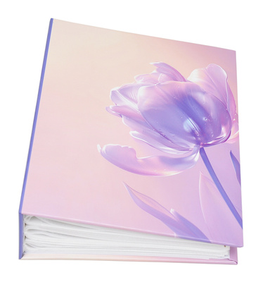 Album na zdjęcia w rozmiarze 10x15 - 304 zdjęcia do wsuwania - 10x15/304 DREAM FLOWER- różowy -  kwiaty