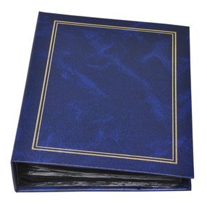 Album na 200 zdjęć do wsuwania - zdjęcia w rozmiarze 10x15 cm 10x15/200 CLASSIC - Granatowy - czarne karty