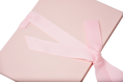 Album na zdjęcia harmonijka jamnik na 12 zdjęć w rozmiarze 15x21 cm -  LINEN PINK - Różowy - materiał - płótno