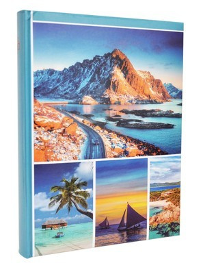 Album na zdjęcia w rozmiarze 10x15 cm - 300 zdjęć do wsuwania - VISTA - wielobarwny - widoki - wakacje