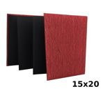 Album harmonijka typu jamnik 15x20/12 - LP-1285 CANVAS - Bordowy
