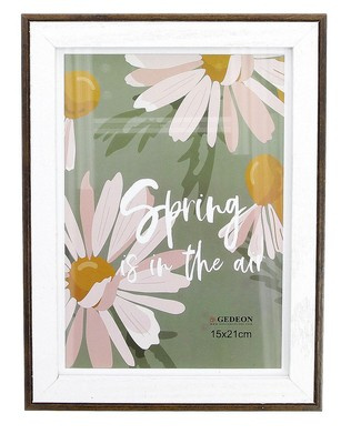 Ramka drewniana format A4 21x29,7 cm- kolor brązowy - KA21