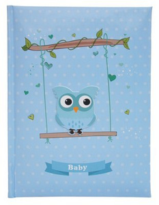 Album na 50 zdjęć w formacie 10x15 cm - BIRD - Niebieski