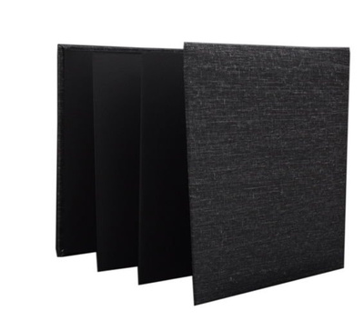 Album harmonijka typu jamnik 15x20/12 - LP-1282 CANVAS - czarny