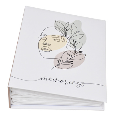 Album na zdjęcia 304 zdjęcia w rozmiarze 10x15 cm FACE - 10x15/304 - klejony - kremowy - nowoczesny motyw