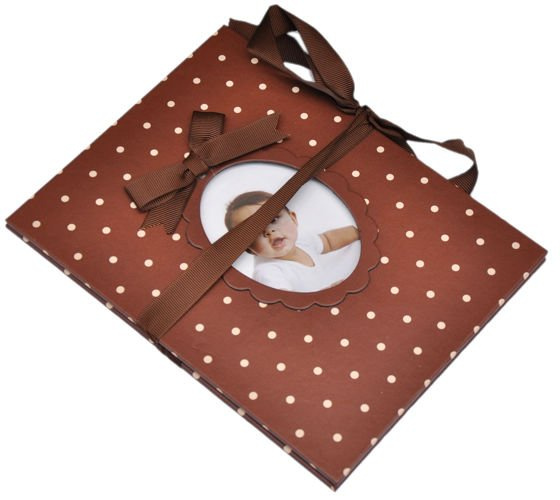 Album harmonijka typu jamnik 13x18/12 - YOUNG CHILD - dziecięcy - Brązowy