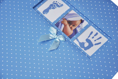 Album tradycyjny DBCL50 - DREAMLAND - Niebieski - Kremowe Karty