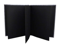 Album na zdjęcia harmonijka jamnik na 14 zdjęć w rozmiarze 13x18 cm -  BENE BLUE  - Niebieski - materiał - płótno