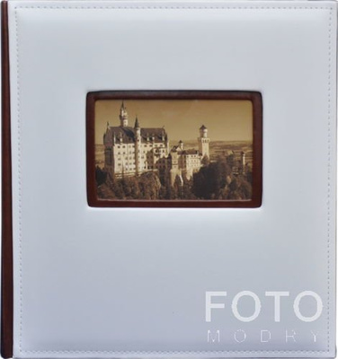 Album Tradycjny 50 kart Vista - Biało-brązowy - CZARNE KARTY