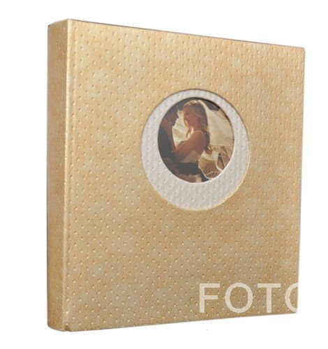 Album Tradycjny 30 kart STYLE - Złoto-kremowy - czarne karty