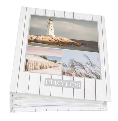 Album na zdjęcia w rozmiarze 10x15 - 304 zdjęcia do wsuwania - 10x15/304 BEACH - biały - widoczki