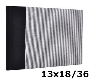 Album na 36 zdjęć do wsuwania w formacie 13x18 cm - 13x18/36 MA-276 CLASSICO - Czarny - brokat