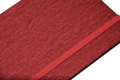 Album harmonijka typu jamnik 15x20/12 - LP-1285 CANVAS - Bordowy