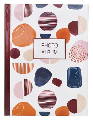 Album na 200 zdjęć w formacie 10x15 cm do wsuwania - 10x15/200 MODERN - biały - modernistyczny wzór