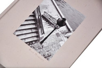 Album 10x15/200 PAST - beżowy - widoczki - odcienie szarości