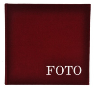 Album DECOR 216  na 200 zdjęć w formacie 10x15 cm - bordowy - miękki zamsz 