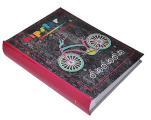 Album 10x15/200 MODERN BIKES - Różowy - ciemne drewno