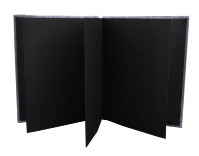 Album harmonijka typu jamnik 15x20/12 - LP-1282 CANVAS - czarny