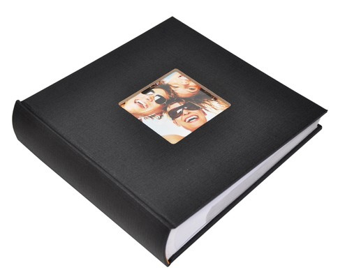 Album na zdjęcia w rozmiarze 10x15 cm - 200 zdjęć do wsuwania - BASIC BLACK - Czarny