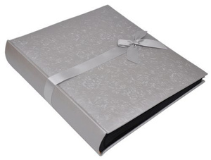 Album Tradycjny 50 kart SILK- Srebrny - CZARNE KARTY